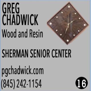 🌟 Meet Greg Chadwick – The Wood & Resin Artisan Who Transforms Nature Into Art 🌟
📍 Exhibiting at Sherman Senior Center
🗓 December 6 & 7, 10am–4pm
Step into the world of Greg Chadwick, a wood and resin artist whose stunning creations merge the natural beauty of wood with the vibrant fluidity of resin. Greg’s work is a unique blend of elegance and functionality—perfect for home décor or as a special gift that will leave a lasting impression. From striking river tables to charcuterie boards, his pieces are more than just functional—they are works of art celebrating nature, craftsmanship, and design. 🌿✨
By combining wood and resin, Greg creates captivating textures and breathtaking designs, transforming everyday objects into show-stopping statement pieces. Whether you want to add a touch of artistry to your dining room or find the perfect one-of-a-kind gift, Greg’s creations are guaranteed to impress.
Greg is a member of Sherman Artists Association and ArtEast.
✨ Visit Greg Chadwick at the Sherman Senior Center during Sherman Artists Open Studios, December 6 & 7, 10am–4pm, and see his craftsmanship firsthand. Discover pieces that will bring natural beauty and artistry into your home.
For a sneak peek at Greg’s stunning designs, visit pgchadwick.com.
🗺️ Plan Your Tour!
Maps and printed Open Studio brochures are available at:
American Pie, The Daily Market, Limoncello, Sherman Library, and Sherman Wine & Spirits,
and on our website at ShermanArtists.org.
#ShermanArtists #OpenStudios #HolidayGifts #SupportLocalArt #ArtInSherman #ShopLocal #Raffle #ShermanCT #ArtEvent #WoodAndResinArt #RiverTables #CharcuterieBoards #UniqueHomeDecor