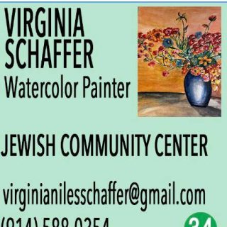 🎨 Meet Virginia Schaffer – The Watercolor Artist Who Celebrates Nature’s Splendor 🌿✨
📍 Exhibiting at Sherman JCC
🗓 December 6 & 7, 10am–4pm

Virginia Schaffer finds inspiration in the breathtaking landscapes of the Sherman hillside, where every view offers a feast of colors, light, and natural beauty. Since beginning her watercolor journey in 2006, Virginia has honed her skills through workshops with local artists and a deep, personal exploration of the medium. 🌄🎨
Her process begins with a photograph or a view that captures her imagination, followed by days of reflection before she begins to paint—allowing each piece to evolve organically. The result is a vibrant, emotive watercolor that conveys the energy, color, and spirit of the scene she loves.

Virginia is a proud member of Gallery 25, Kent Art Association, SCAN, and NEWS, connecting her work with broader artistic communities.
Experience Virginia’s stunning watercolors up close at the Sherman JCC during the Sherman Artists Open Studios Event on Dec 6 & 7 from 10am–4pm. Immerse yourself in the landscapes she captures and feel the joy and inspiration behind each brushstroke. 🌸💧

🗺️ Plan Your Tour!
Maps and printed Open Studio brochures are available at:
American Pie, The Daily Market, Limoncello, Sherman Library, and Sherman Wine & Spirits,
and online at ShermanArtists.org.
#ShermanArtists #OpenStudios #HolidayGifts #SupportLocalArt #ArtInSherman #ShopLocal #Raffle #ShermanCT #ArtEvent
