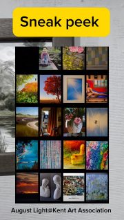 Sneak peek to the beautiful pieces that will be part of August Light art exhibition. This show features an inspiring collection of artwork in all genres and mediums—from painting and photography to sculpture and glass works.

Join us for the opening reception on Friday, August 8 | 6–8 PM, to meet the artists, enjoy refreshments, and explore this vibrant showcase of creativity.
#artevent #supportlocalart #kentct #shoplocal #artexhibition #artshow #fyp #foryoupage #art #artist #artwork